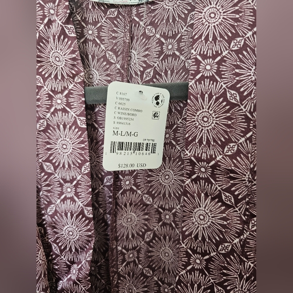 NWT FP Intimately Oasis House Robe- Raisin Combo- M/L - Picture 8 of 8